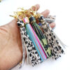 Wholesale Pu Leather Tassel Pendant Keychain