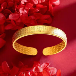 [Heart sutra small Baifu gold plating thickening]]