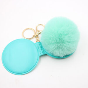Mint Green / Mirror pendant keychain