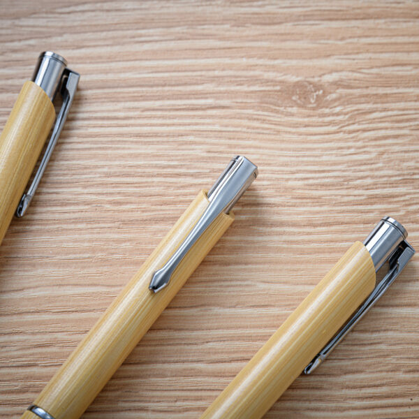 Wholesale Push Bamboo Ballpoint Pens