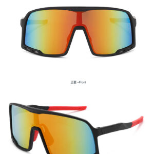 Sand black frame orange red piece