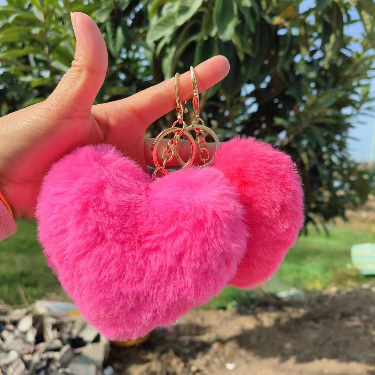 Wholesale Love Plush Keychains