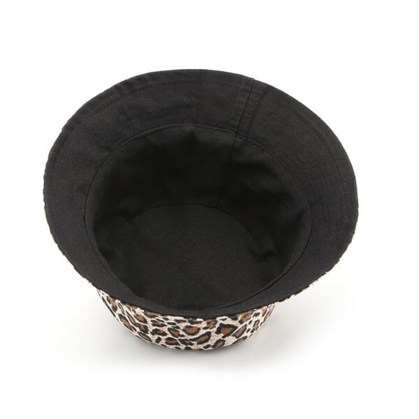 Wholesale Canvas Double -sided Leopard Fisherman Hat