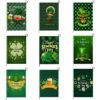 Wholesale Green St. Patrick's Day Linen Garden Flag