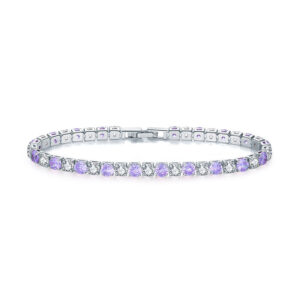 Platinum + white purple intermediate color -17cm