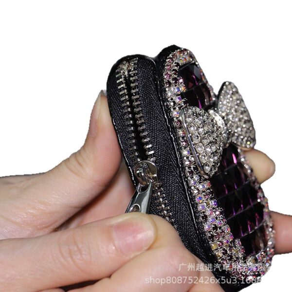 Wholesale Diamond Bow Car Keychain