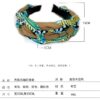 Wholesale Bohemian 3D Colorblock Fabric Headband