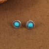 Wholesale Vintage Bohemian Double Circle Alloy Ear Studs