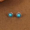 Wholesale Vintage Bohemian Double Circle Alloy Ear Studs