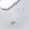 Wholesale Alloy Angel Wings Love Glow Necklace