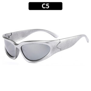 C5-silver frame white Mercury