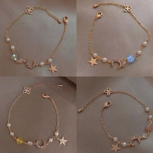 Wholesale Sun Moon Star Pearl Bracelet