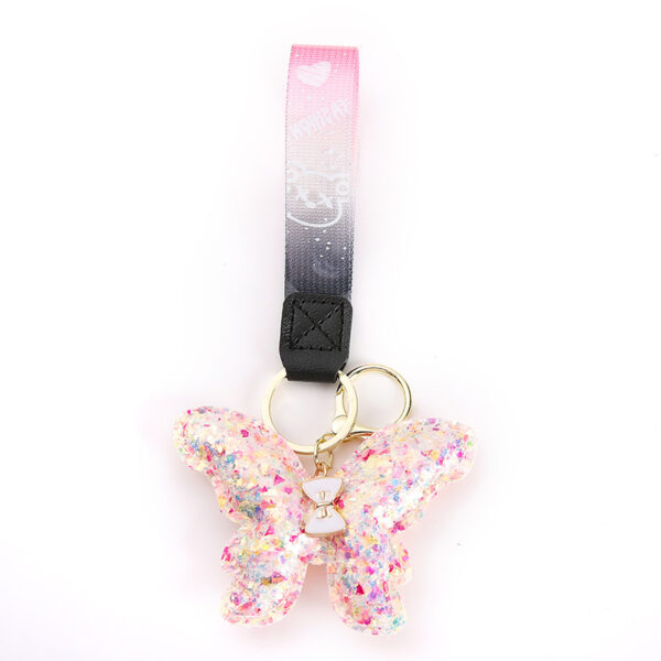 O1CN01zYYuVJ2780gtY85d4_4034837751-0-cib Wholesale Sequin Butterfly Keychain