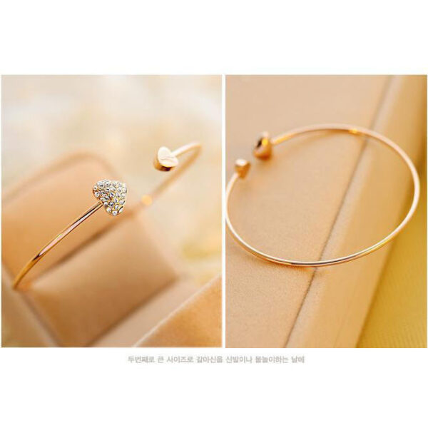 O1CN01zdcTsm1yaYrG3ZnCO_2215209296595-0-cib Wholesale Full Diamond Heart-shaped Heart Opening Alloy Gold-plated Adjustable Bracelet