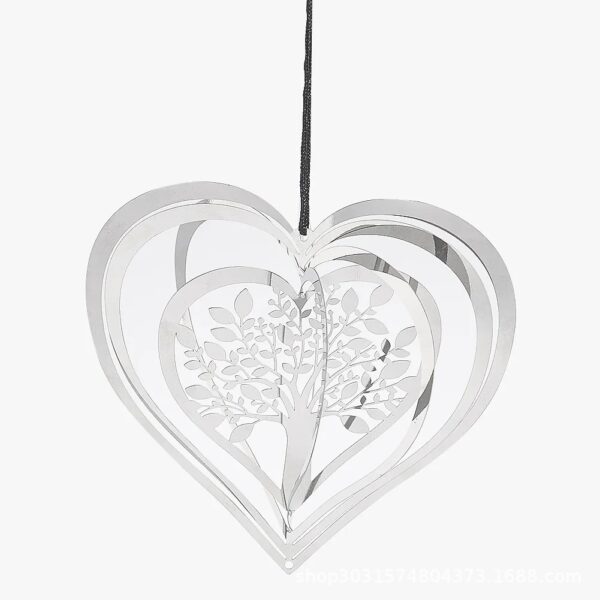 O1CN01zeCGZe1ZeLq77Ru90_2216867883219-0-cib Wholesale Life Tree Hollow Heart Rotating Stainless Steel Wind Chime