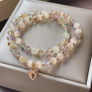 964-love lock yellow hair crystal