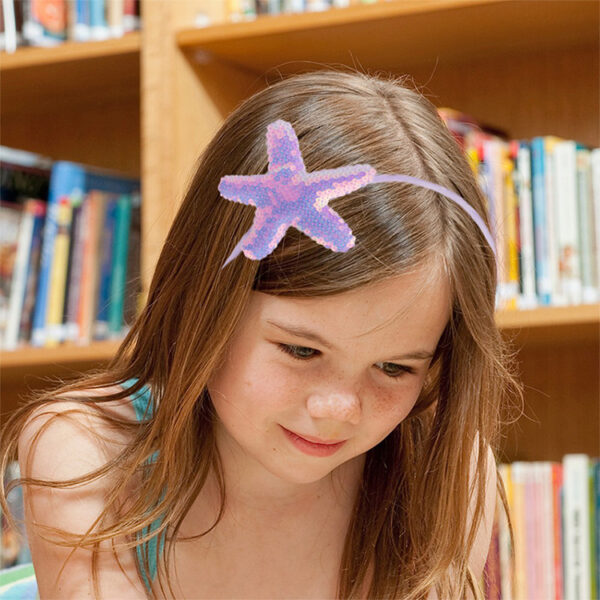 Wholesale Cute Starfish Resin Headband