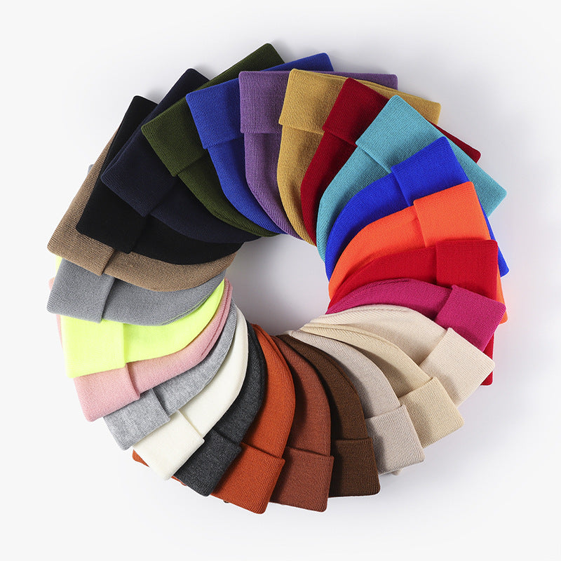 Wholesale Winter Knitted Hat Warm and Thickened Ear Protection Woolen Hat