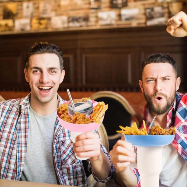 Wholesale 40oz Ice Cup Silicone Snack Platter