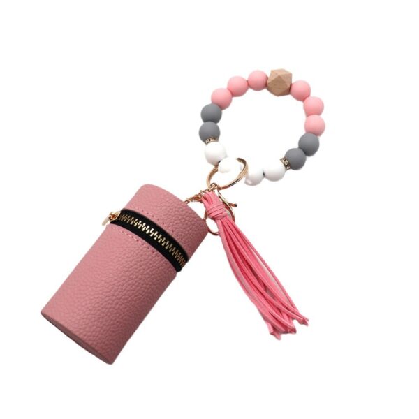 Wholesale Silicone Coin Purse Small Bag Mini Lipstick Earphone Keychain