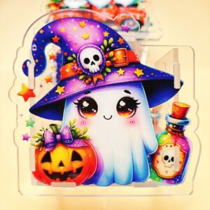 B161-halloween ghost pen holder