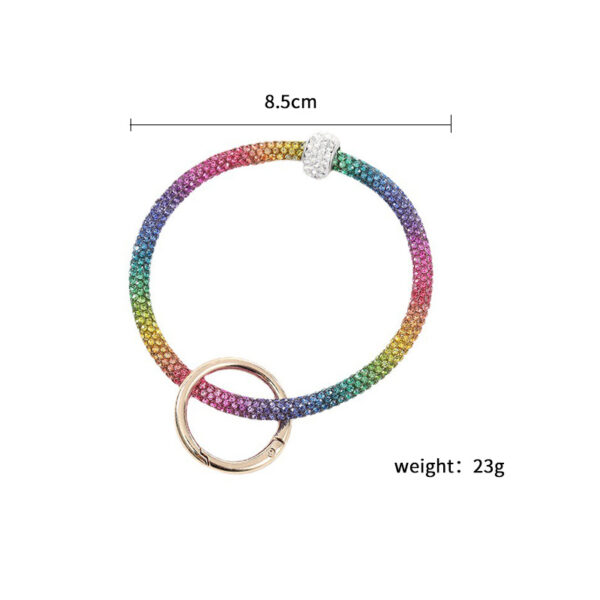 Wholesale Color Rhinestone Wrist Keychain