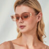 Wholesale Rectangular PC Women's Sunglasses