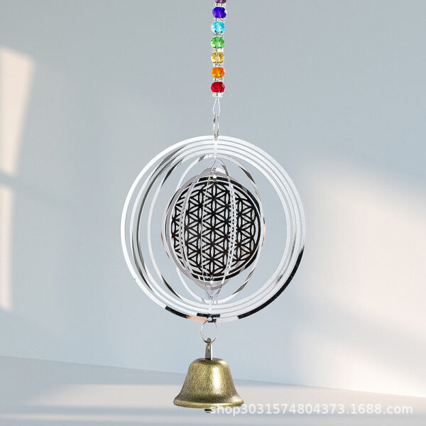 O1CN01znMn8D1ZeLqM1S38B_2216867883219-0-cib Wholesale 3D Rotating Bell Stainless Steel Wind Chimes