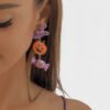 O1CN01znc91d1X6ndrLSUlE_1768642875-0-cib Wholesale Funny Pumpkin Hat Halloween Exaggerated Color-contrast Earrings