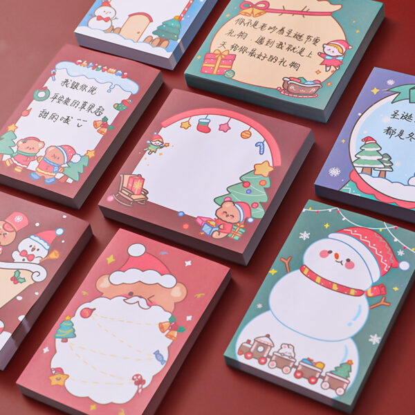 Wholesale Paper Cartoon Christmas Sticky Notes