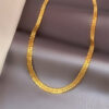 O1CN01zq6rio1ZW6d82Eq16_1002373201-0-cib Wholesale Gold Thick Chain Double Layer Titanium Steel Necklaces