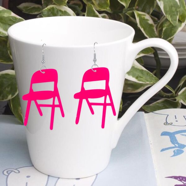 Wholesale Fashionable and Versatile Fun Creative Simple Acrylic Chair Earrings