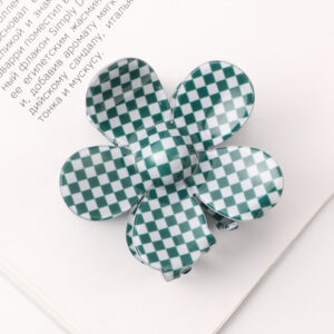 7# Plaid 7cm Flower Clamp / Independent packaging