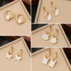 Wholesale Full Diamond Stainless Steel Earrings