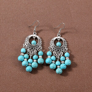 4-antique turquoise earrings