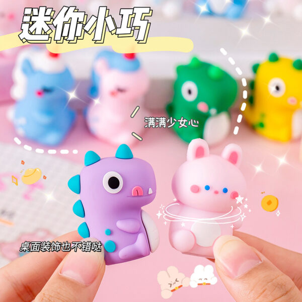 Wholesale Eraser, Portable and Cute Silicone Pencil Sharpener for Primary School Students