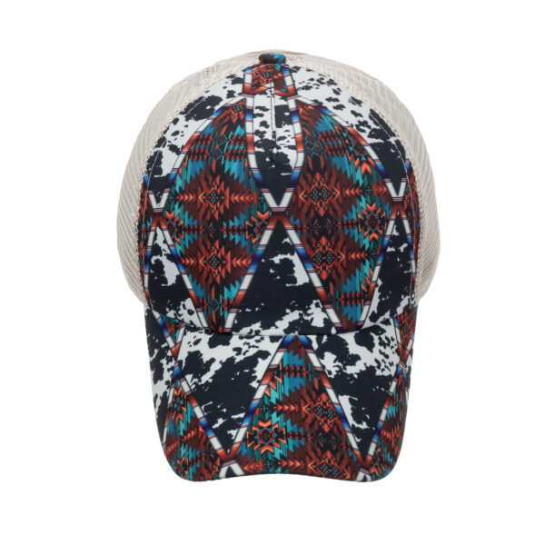 Wholesale Polyester Aztec Pattern Rhombus Stripe Baseball Cap