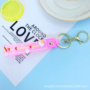 Pink (K gold round lobster buckle)