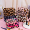 O1CN01zwEI5b27xJAquD4D6_2328007863-0-cib Wholesale Leopard Print Plush Octagonal Makeup Storage Bag