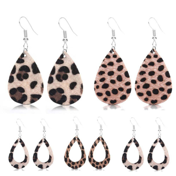 O1CN01zzsjmS25UnQ8oW3w7_2077627530-0-cib Wholesale PU Leopard Print Water Droplets Earrings