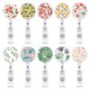 Wholesale ABS Floral Succulents Telescopic Keychain
