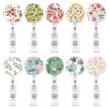 Wholesale ABS Floral Succulents Telescopic Keychain