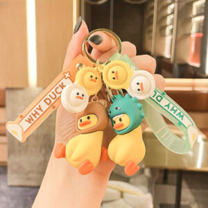 Wholesale Crooked Duck Pvc Keychain