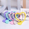Wholesale Mobile Phone Anti-loss Silicone Heart-shaped Hanging Ring Key Chain