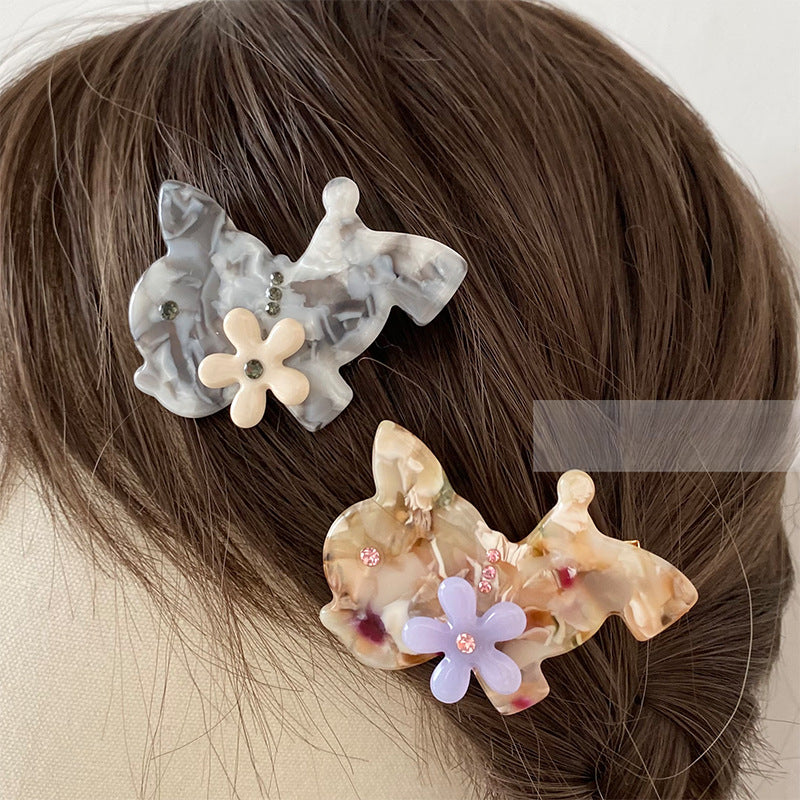 Wholesale Cute Dog Acetate Hair Clips