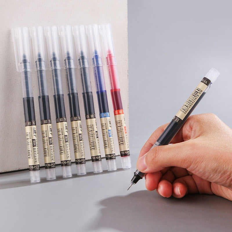 Wholesale Large Capacity 0.5mm Plastic Quick-ying Gel Pen
