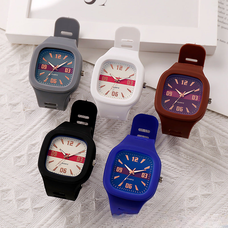 Wholesale Silicone Square Watch