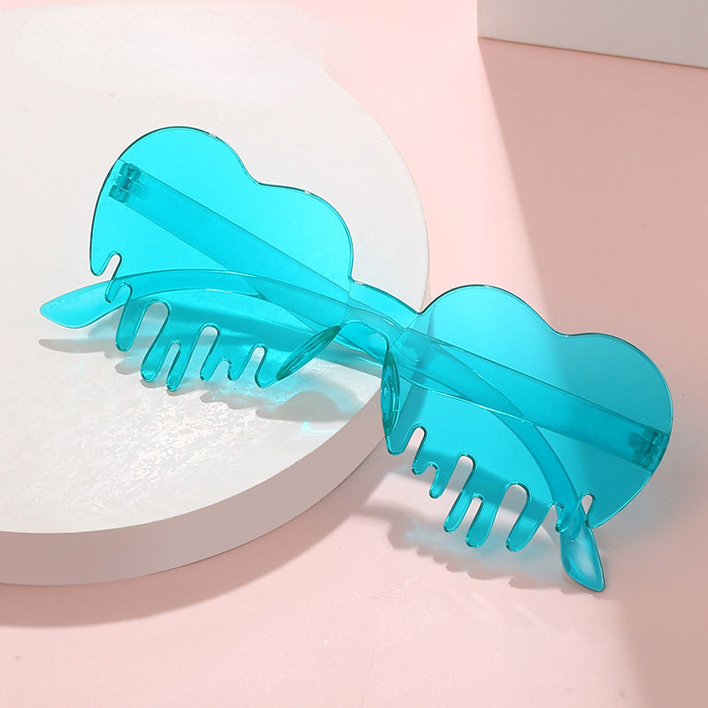 Wholesale Thin Candy Colored Love PC Sunglasses