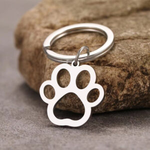 Wholesale Stainless Steel Cat Claw Keychains