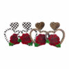 af7b45007d285b660cfbe1296d9eef2e Wholesale Acrylic Valentine's Day Love Rose Black and White Check Leopard Personality Retro Earrings